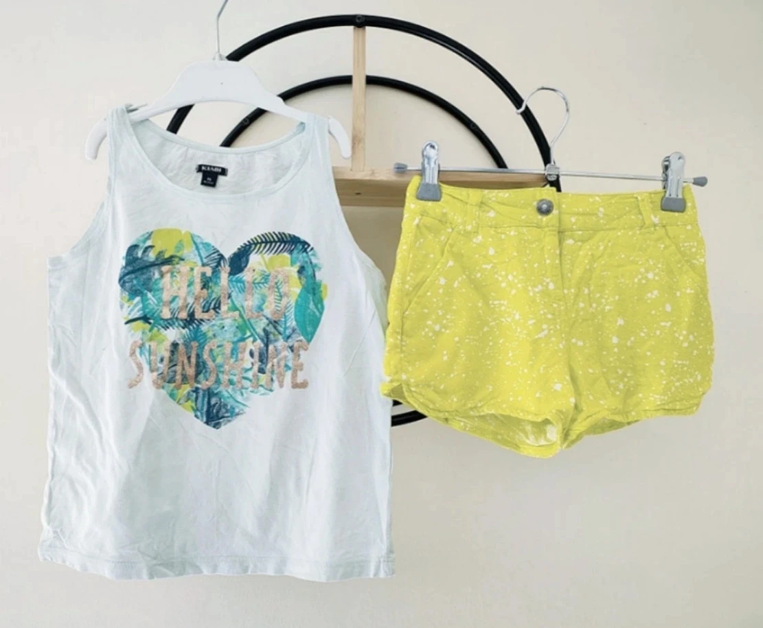 8 ans ensemble été kiabi Teeshirt et short